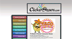 Desktop Screenshot of clickershows.com